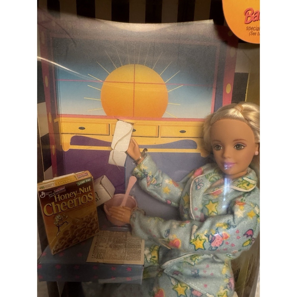 RARE Vntg 1999 Special Edition Breakfast w/Barbie (soft bodied doll) New In‎ Box - Picture 10 of 16